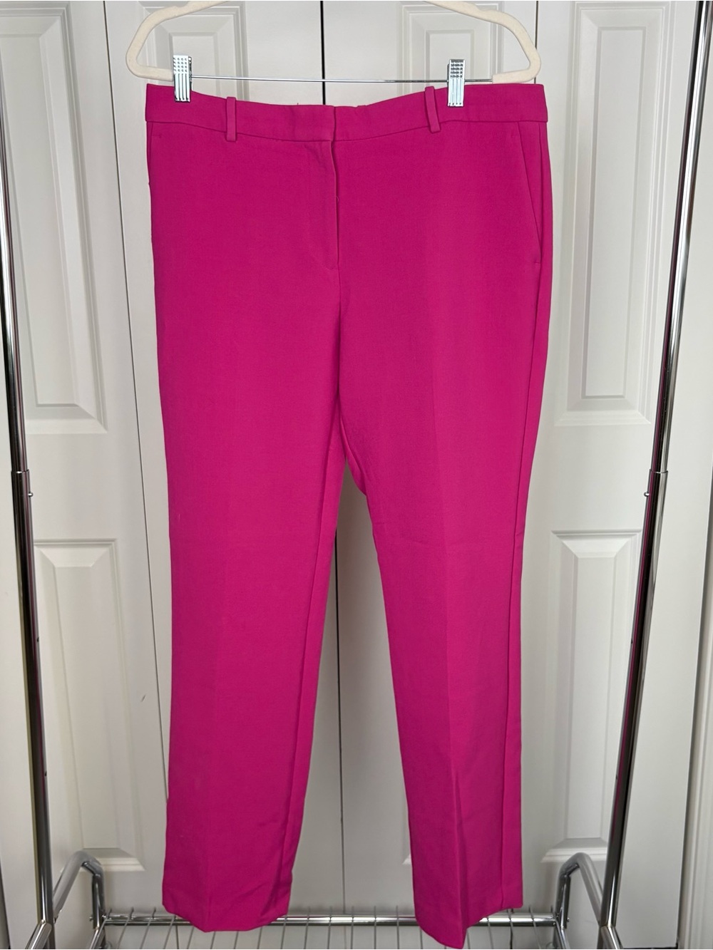 ANN TAYLOR Hot Pink Straight Leg Pants